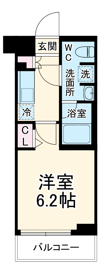 ＭＡＸＩＶ横浜青葉・202号室の間取り