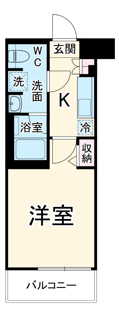 ＭＡＸＩＶ横浜青葉・205号室の間取り