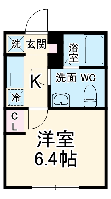 カインドネス小田急相模原Ｎｏｒｔｈ・103号室の間取り