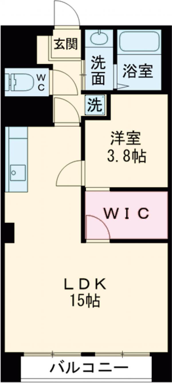 嵯峨天竜寺ハイツの間取り