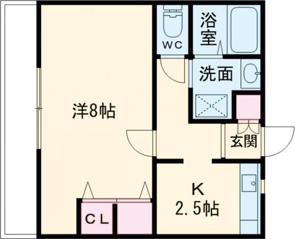 リバーサイド錦の間取り