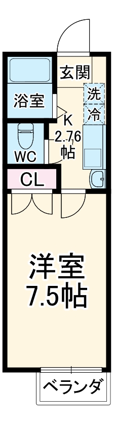 エクセリーヌの間取り