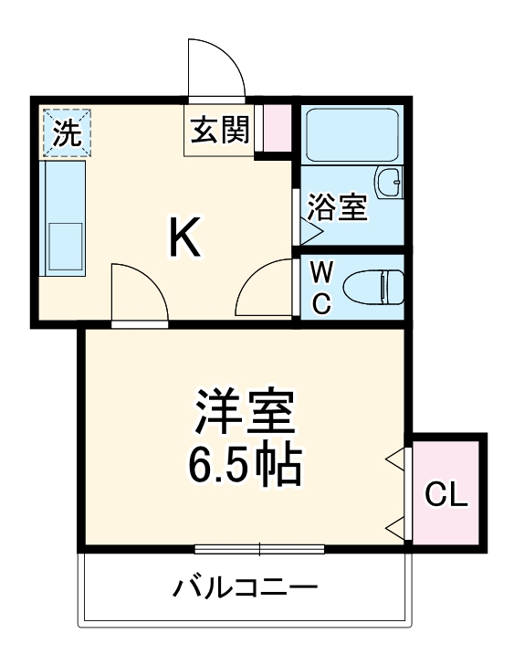 グランブルー日吉の間取り