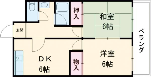 ハイツ木村の間取り