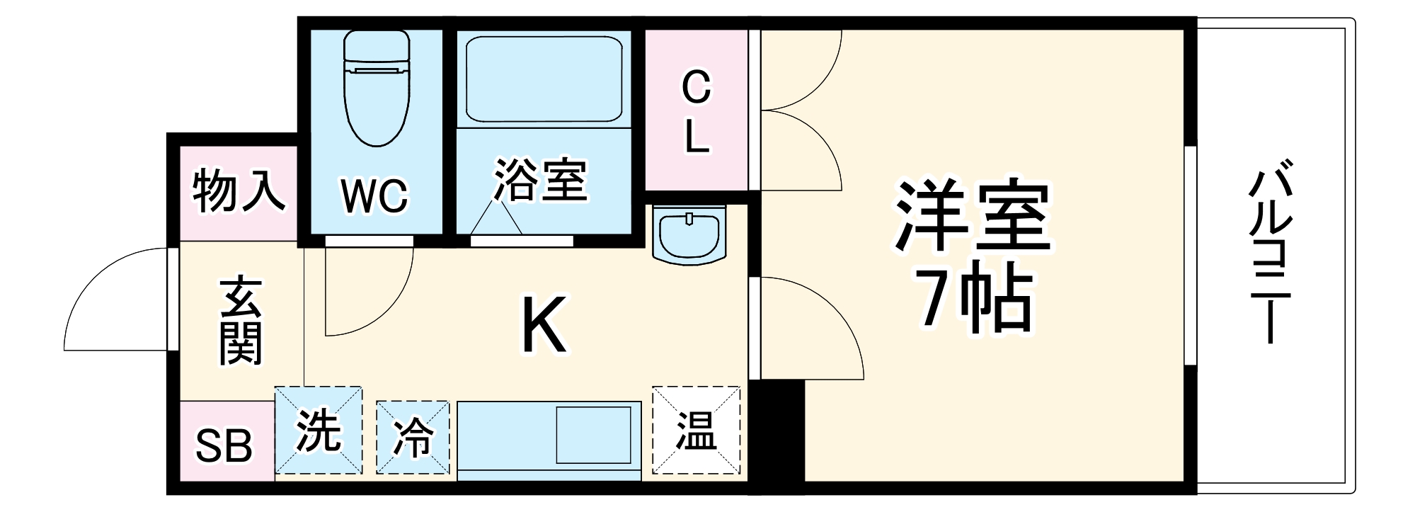 昴MORINOMIYAの間取り