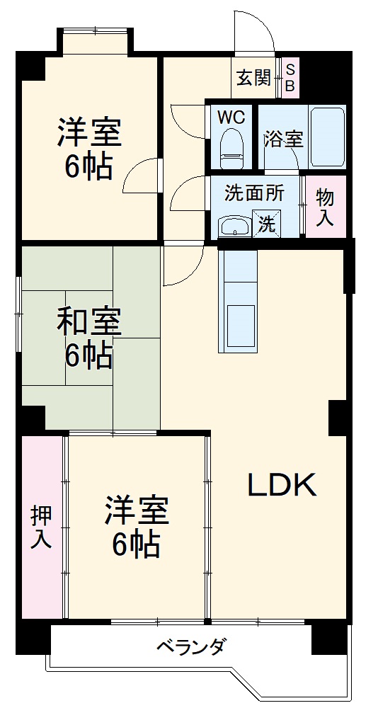 レジデンス栄光の間取り
