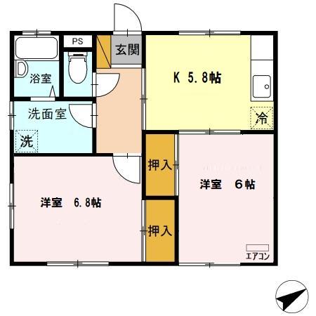 Eagle Artの間取り