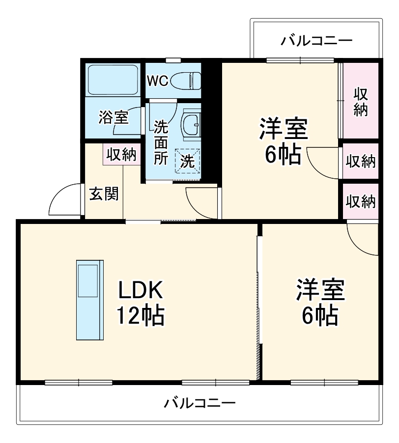 サンフラワーⅢの間取り