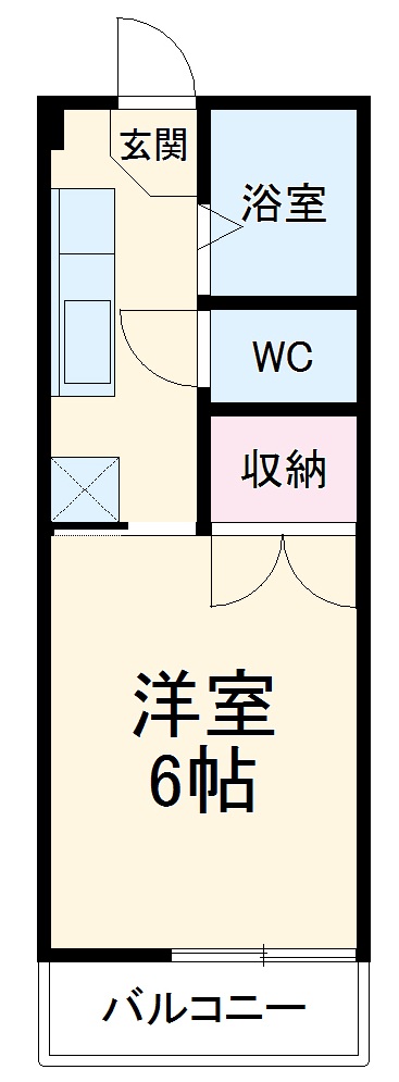 コスギハイツⅠの間取り