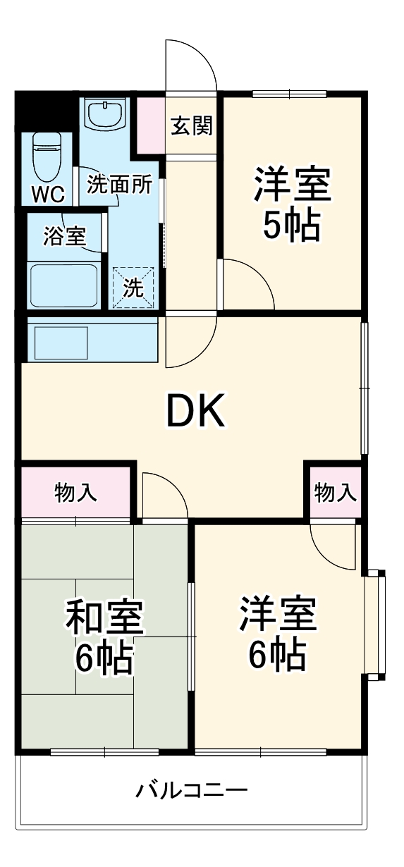チェリーハイムⅡの間取り