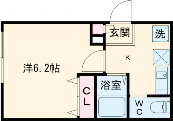 レピュア蓮根レジデンスⅡの間取り