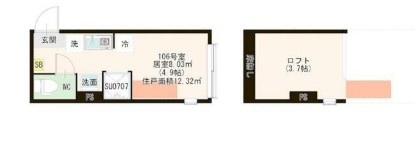 ハーモニーテラス上板橋Ⅱの間取り