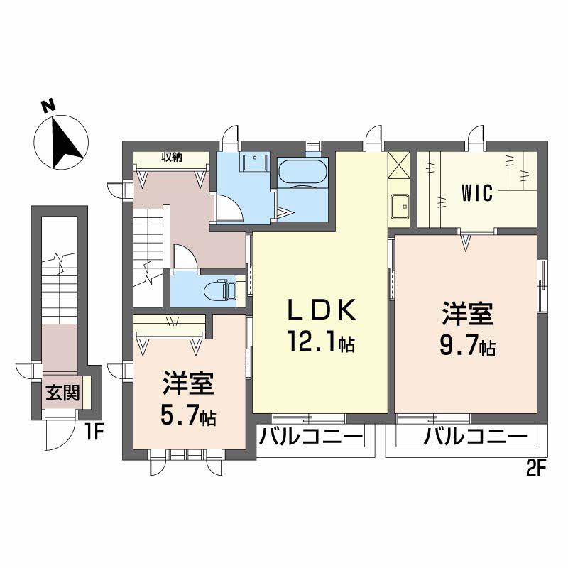 藤ビルⅡの間取り