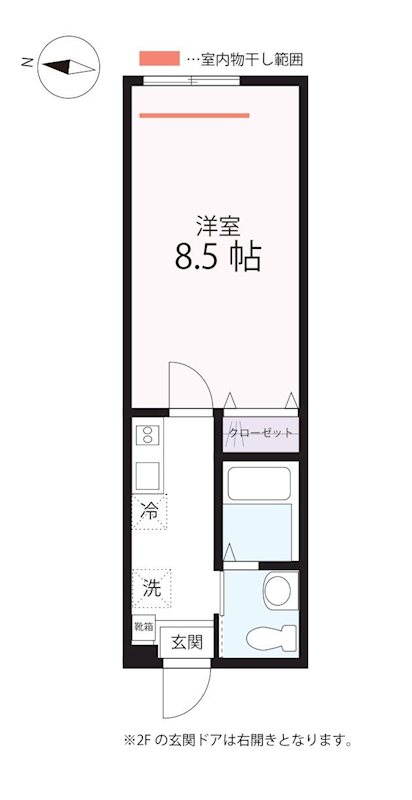 ハーミットクラブハウスmix杉田(仮称の間取り
