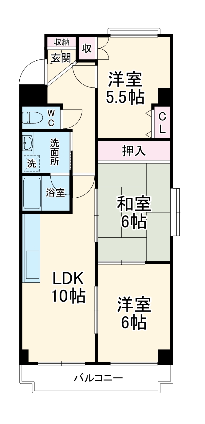 パレスロゼの間取り