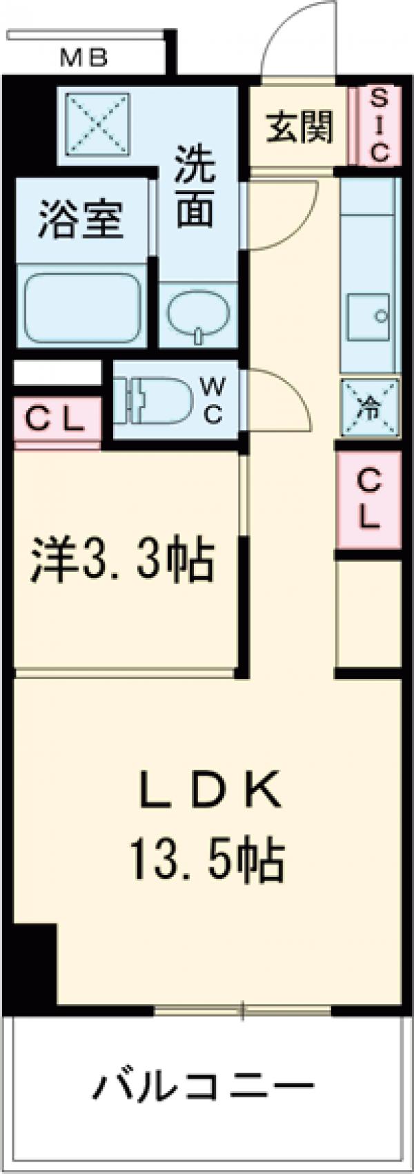SUNBRIGHT OGIKUBOの間取り