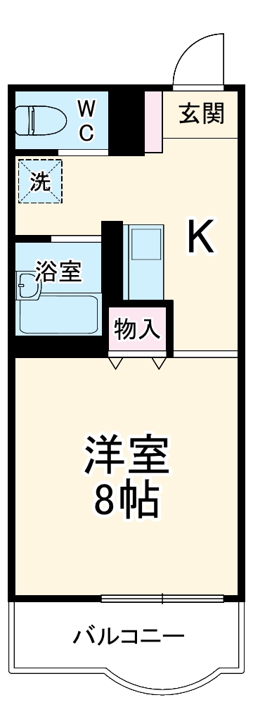 ル・シェルキタカドⅡの間取り
