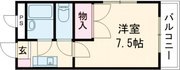 第6レジデンス春田の間取り