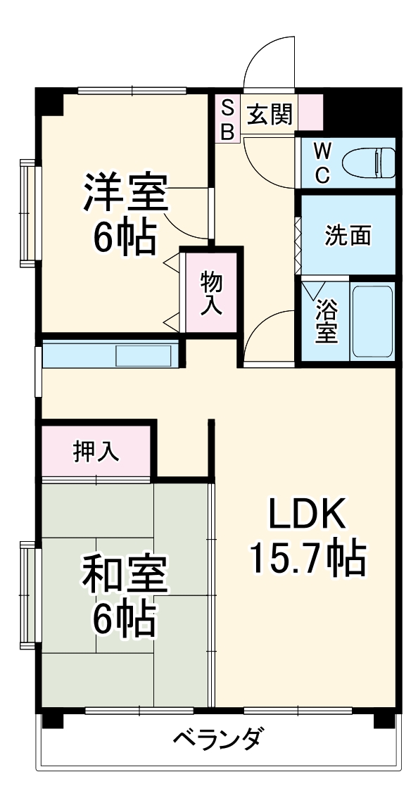 メゾン参番館の間取り