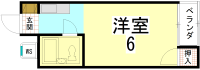 プチシャトー紫野の間取り