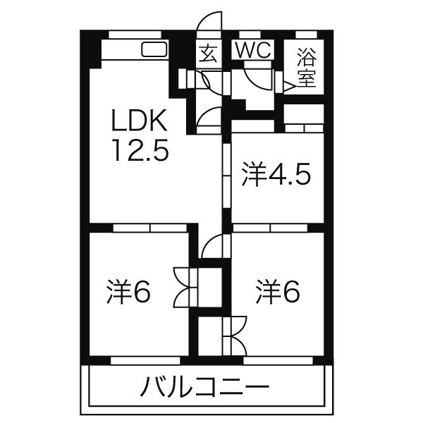 プリミエール平和ヶ丘の間取り