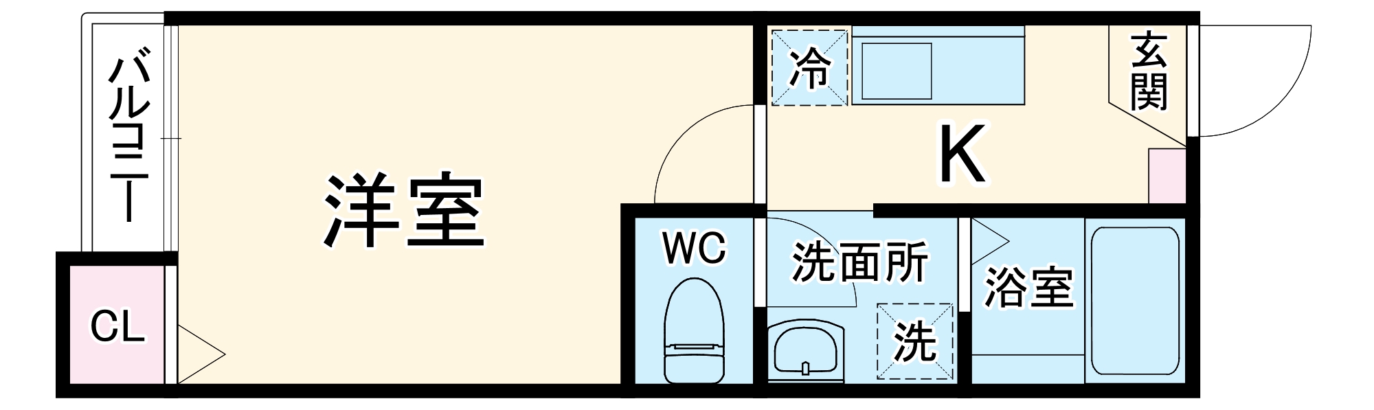 Ｇｕａｒｉｒｅふじみ野・101号室の間取り