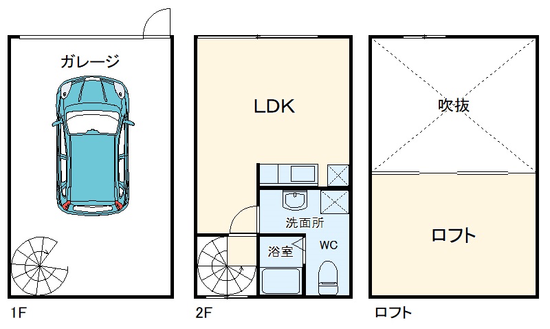G-HANGAR1821の間取り