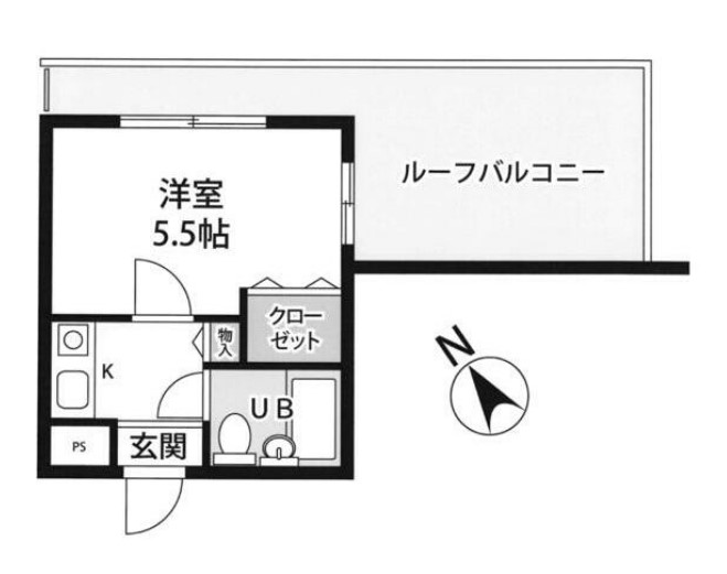 クリオ日ノ出町壱番館の間取り