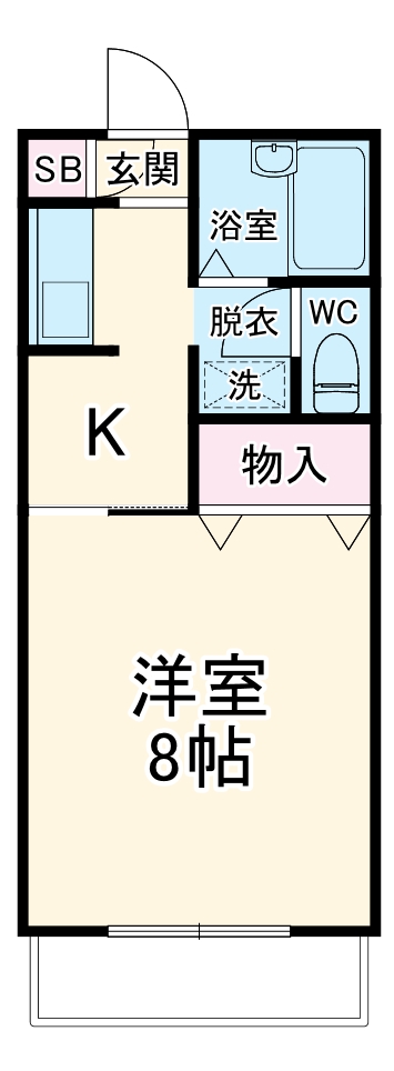ルミエールさくらの間取り