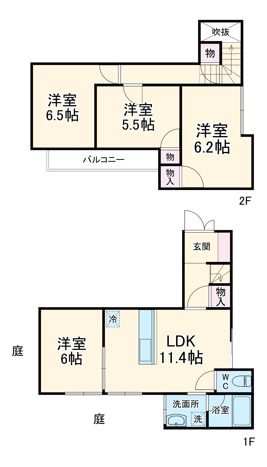 メゾネット小島の間取り