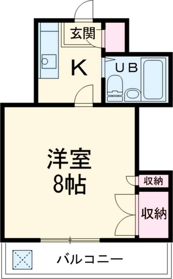 コーポ藤野の間取り