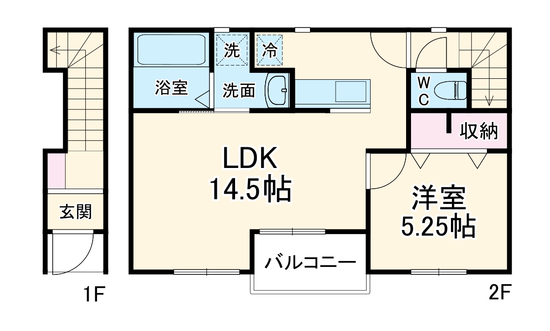 リーブルファイン丹羽の間取り