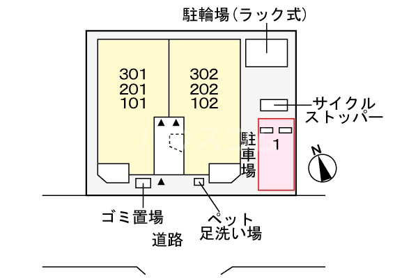 2/8 駐車場