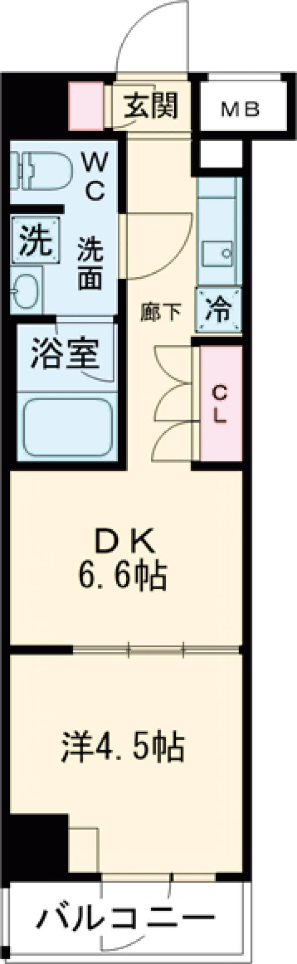 セジョリ東向島・102号室の間取り