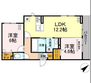 Blanc Cubeの間取り