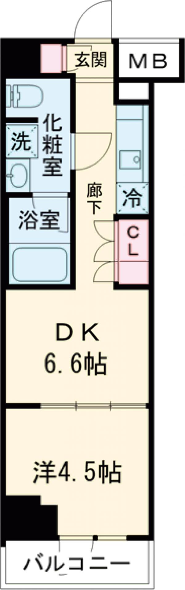 セジョリ東向島・205号室の間取り