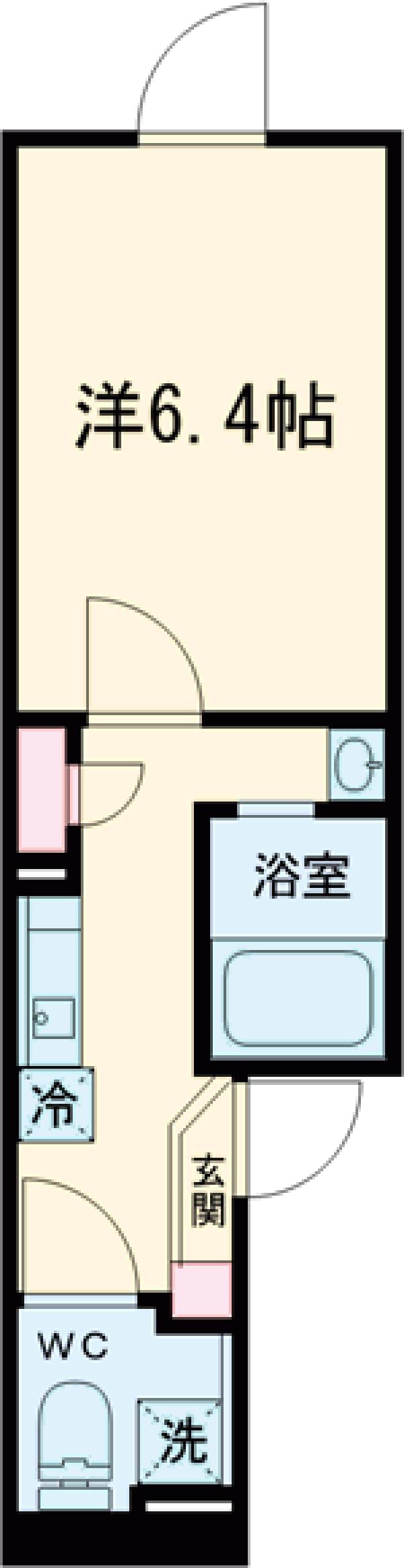池袋ファランドール・501号室の間取り