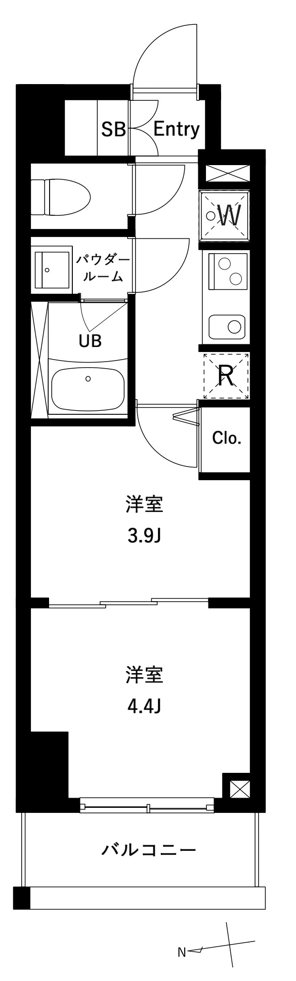 アーバンパーク綾瀬WESTの間取り