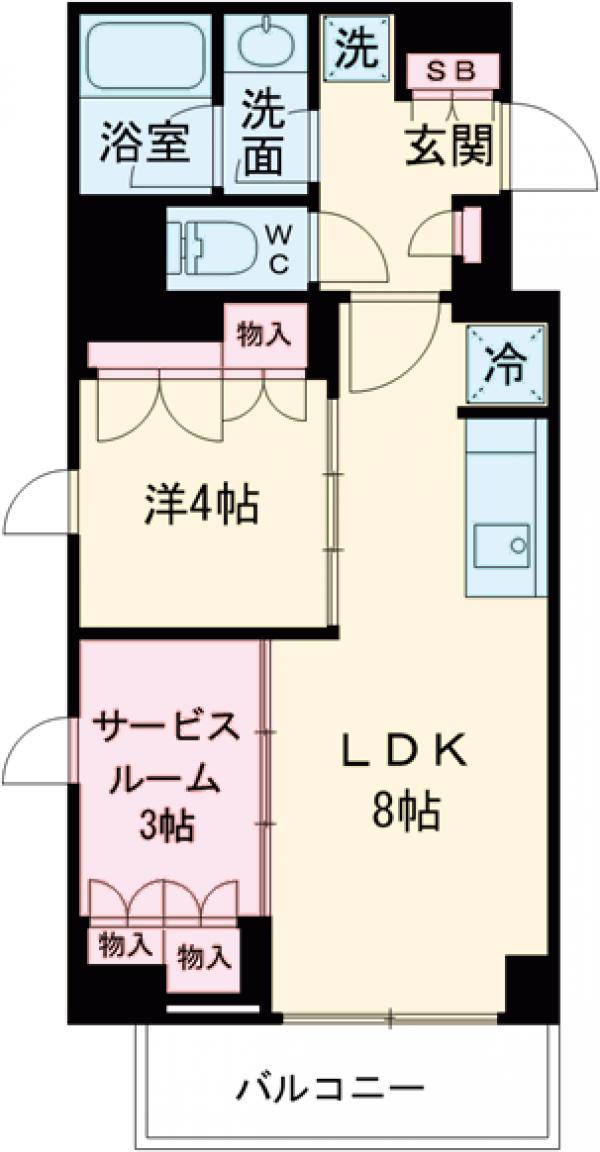 ミリアレジデンス両国・501号室の間取り