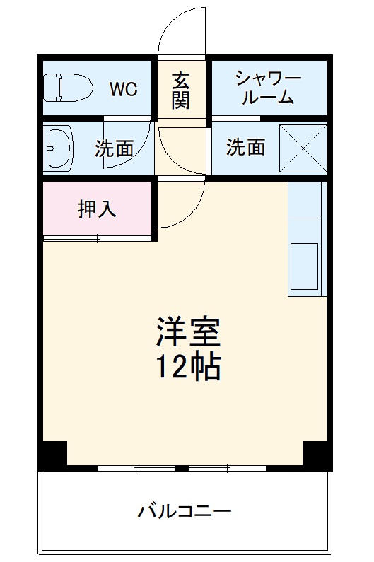 赤畑アパートの間取り