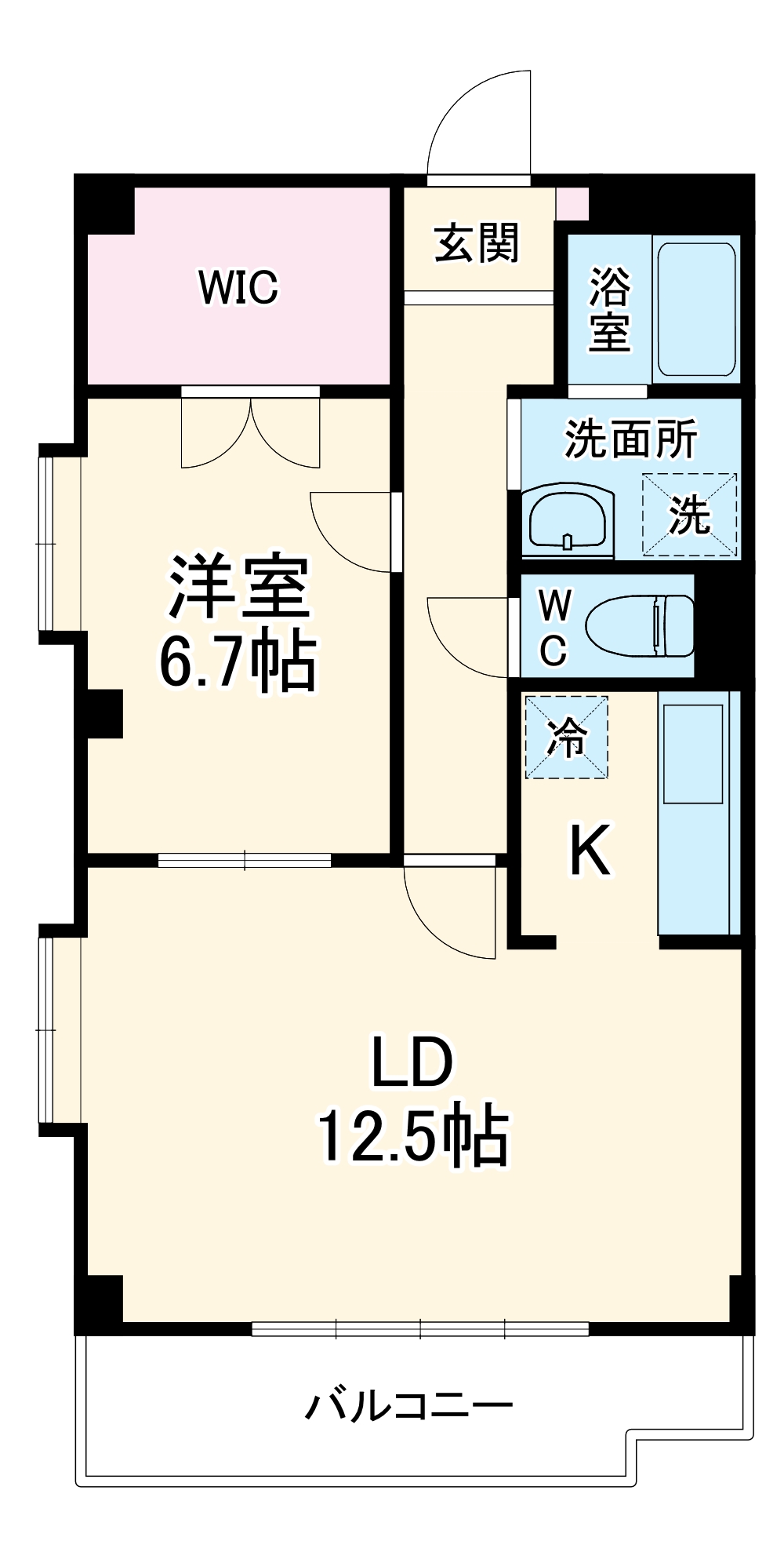 メゾンクワルトの間取り