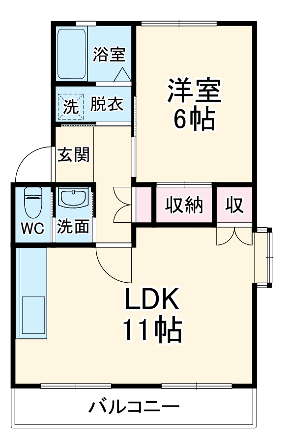 メゾンエターナルAの間取り
