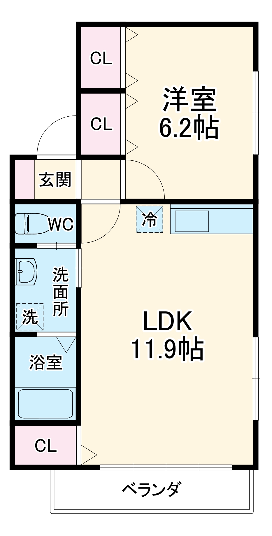 ミタカⅠの間取り