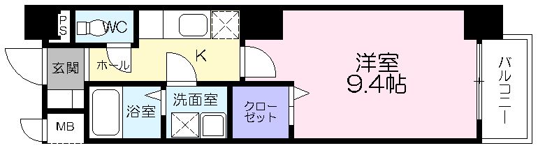 グレイスあらかわの間取り