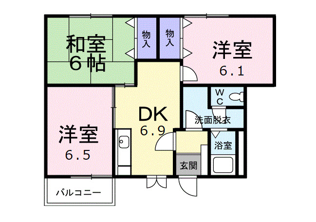 リセスレインの間取り