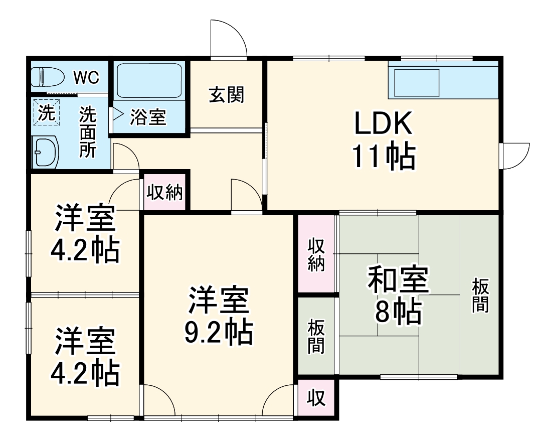 さいたま市西区塚本町３丁目戸建・1号室の間取り