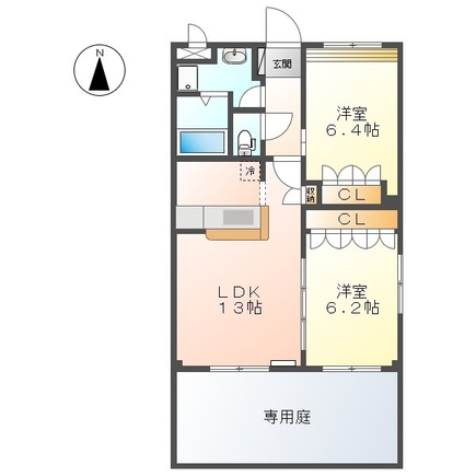 ウエスト クリークの間取り