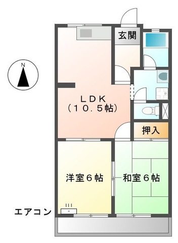 メゾンエクセルⅡの間取り