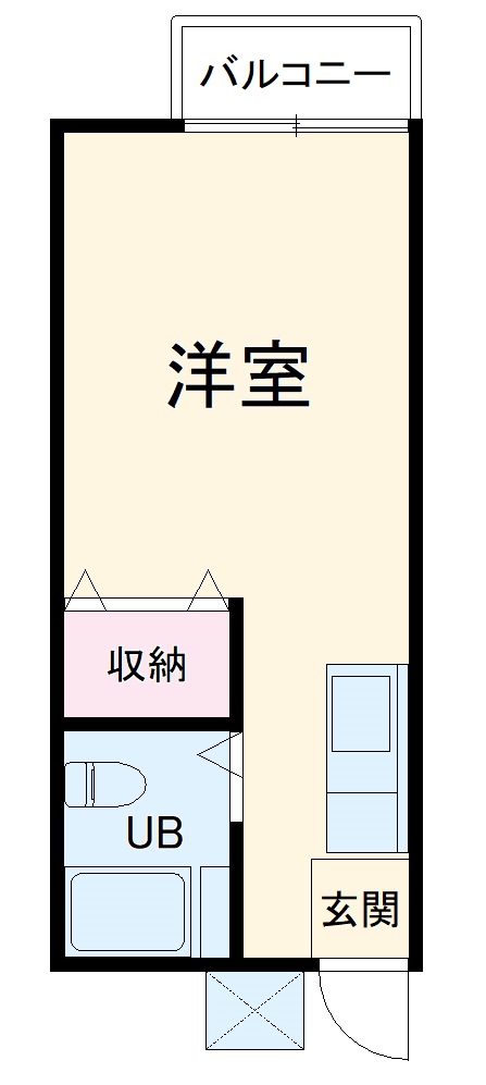 コーポ葛城の間取り