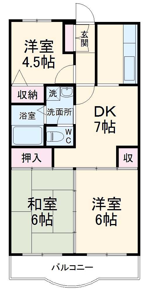 グレープ・パルの間取り